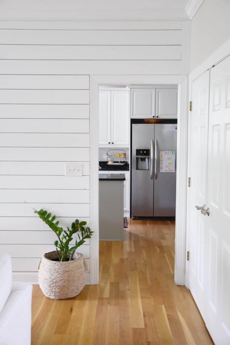 Fireplace + Shiplap Before and After The Coastal Oak