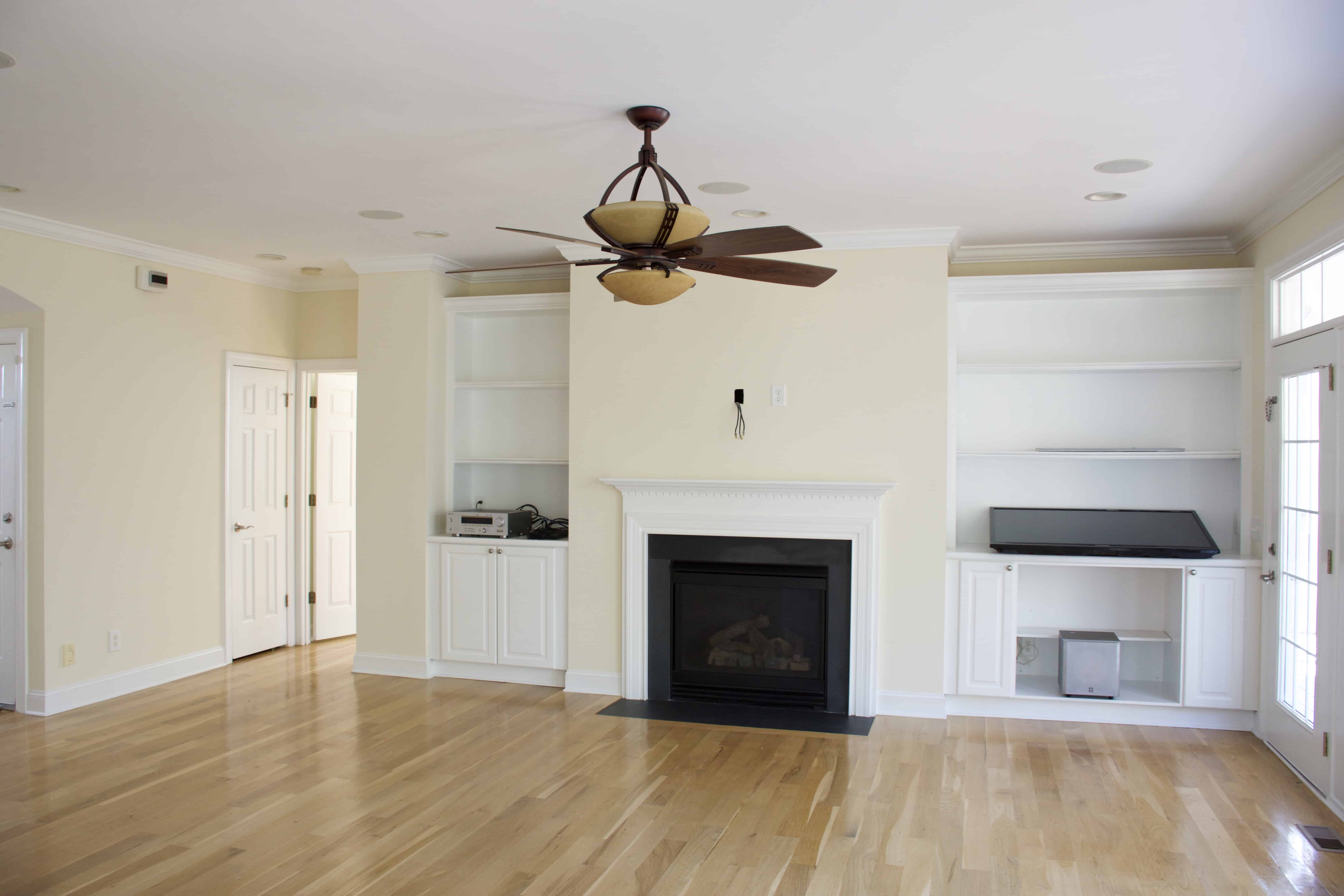 Fireplace + Shiplap Before and After The Coastal Oak