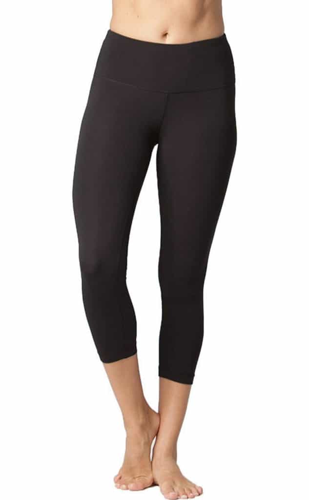 Yogalicious Pants - black capri length leggings, available on Amazon.