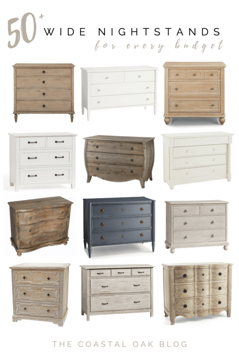Wide Nightstand Options for Every Style The Coastal Oak