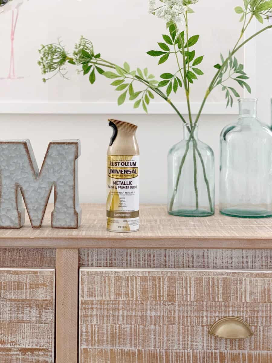 Rustoleum metallic brass spray paint sale