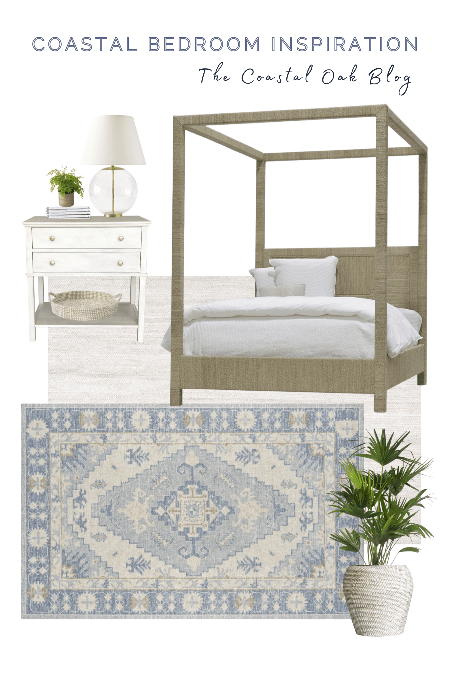 Coastal Bedroom Makeover