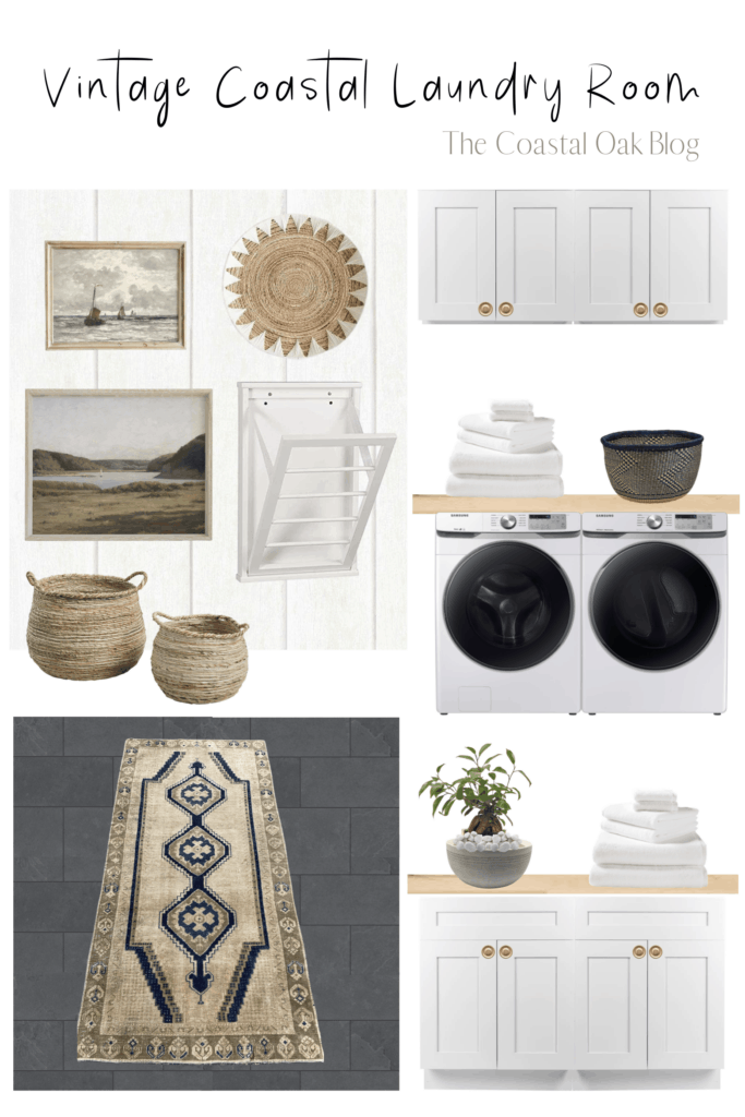 Coastal Style Laundry Room Inspiration - The Coastal Oak