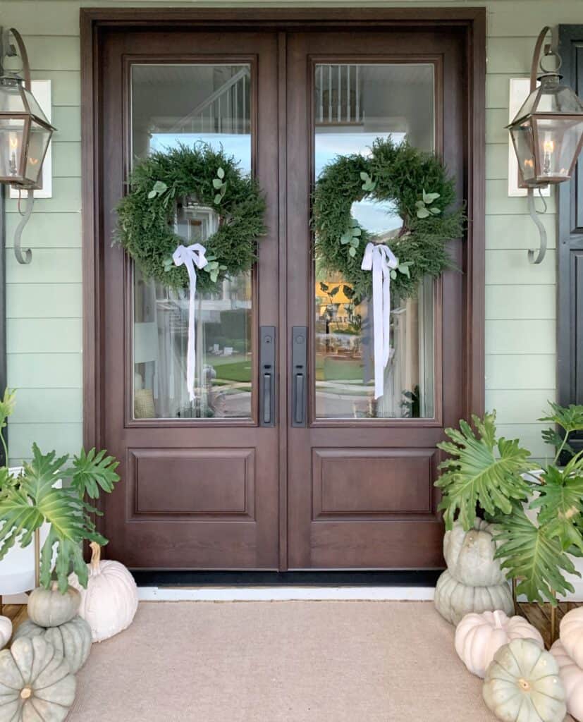 Our New Double Front Doors Installation Tips The Coastal Oak