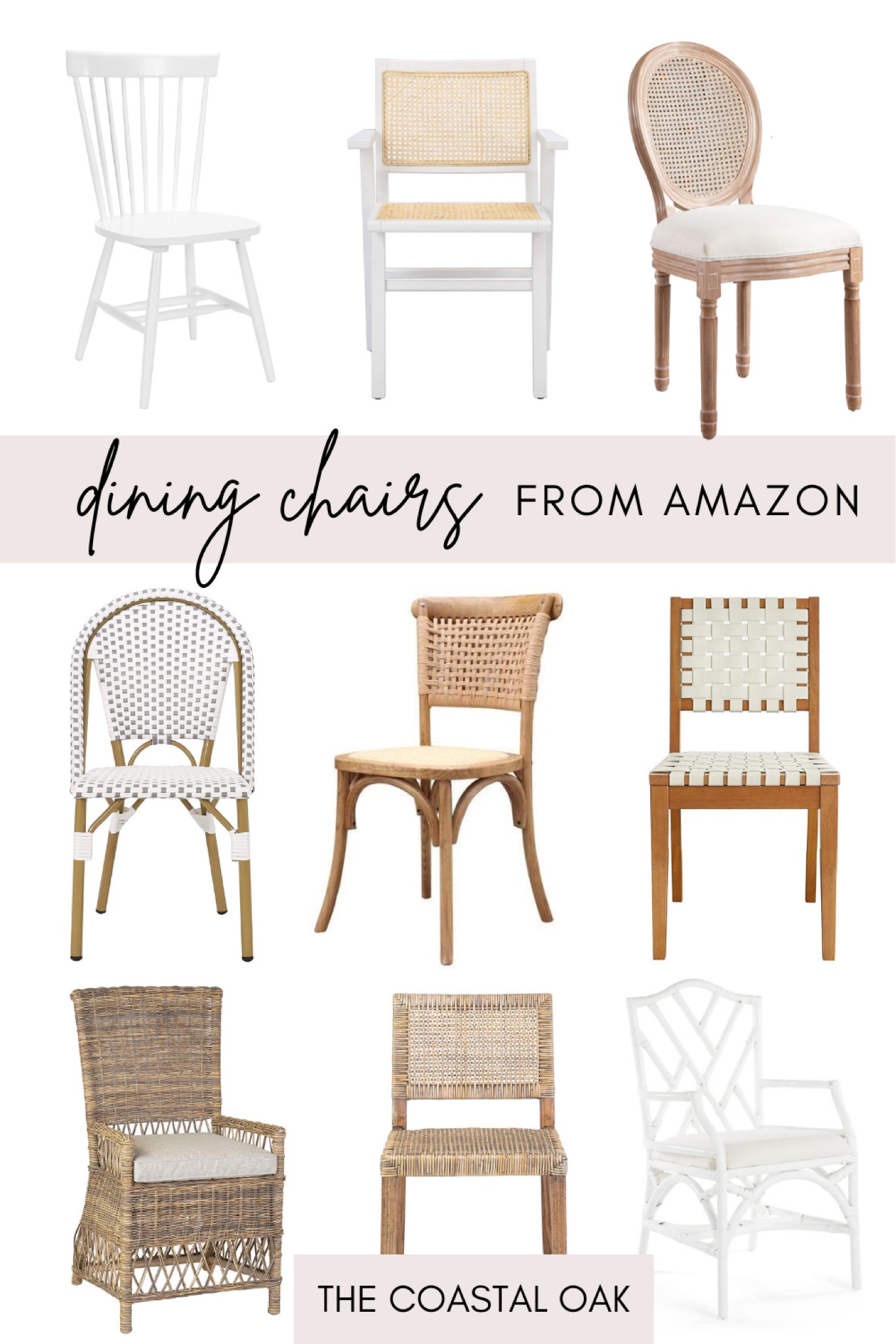 Amazon dining chairs and looks for less.