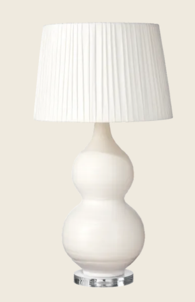 Hourglass gourd lamp from OKA.