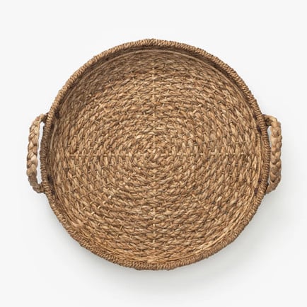 Seagrass woven tray 